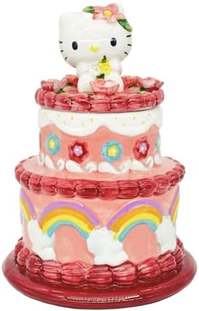 Blue Sky Clayworks Hello Kitty Cake Cookie Jar