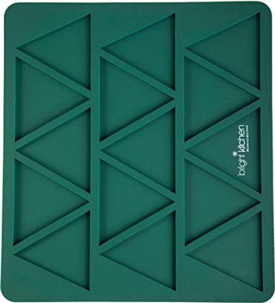 Triangle Chip Silicone Sheet Mold Compatible With Compatible With Samson Compatible With Aroma 6 Tray Food Dehydrators Bright Kitchen Re-Usable Non-Stick Mat