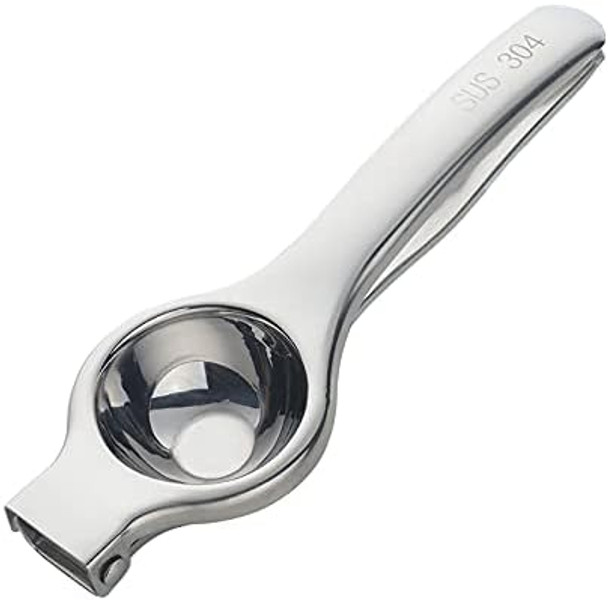 Buyer Star Quality Metal Lemon Squeezer Citrus Juicer Manual Press For Extracting The Most Juice Possible (Rose Gold)