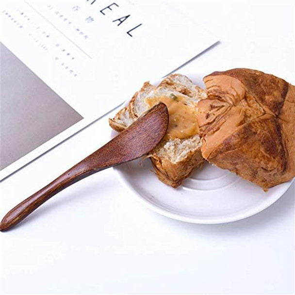 Wood Spreaders Butter Knifes10 Pieces Eco Friendly Japanese Brown Tableware Natural Wood Kitchen Knives Spreaders For Cheese Sandwiches Cheese Breakfastpacks Of 10