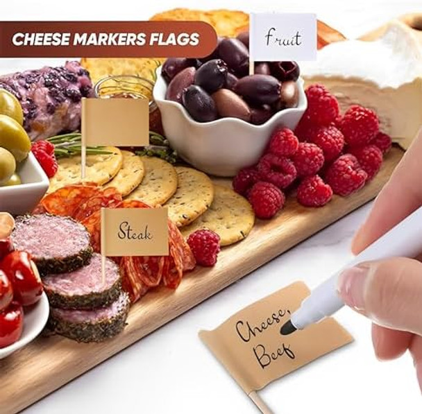 Cheese Knives Set with Wooden Handle Mini Steel Stainless Cheese knife set for Charcuterie and Cheese spread Perfect for Cheese Slicer and Butter Cutter