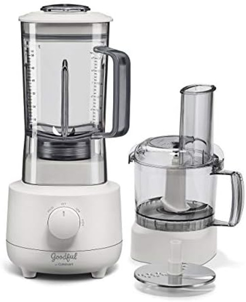 3 Cup Mini Food Processor And 56 Ounce Blender By Cuisinart Blender For Shakes Smoothies & More White Bfp700Gf (Small)