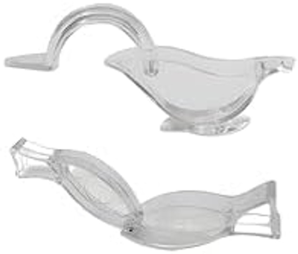 Acrylic Lemon Slice Squeezer Cute Bird Design Lemon Squeezer Fish Lemon Squeezer Creative Lemon Juicer For Kitchen Fun Citrus Squeezer For Home 2Pcs