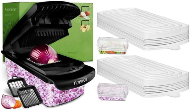 Fullstar Bundle: Chopper And 2 Piece Silicone Lids