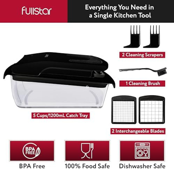 Fullstar Bundle: Chopper And 2 Piece Silicone Lids