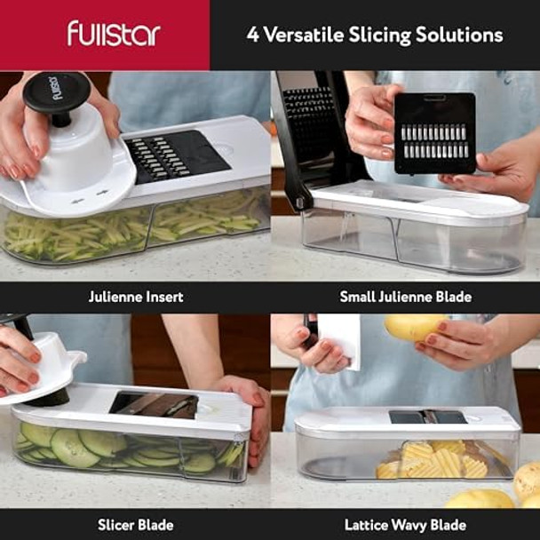 Fullstar Bundle: Chopper And 2 Piece Silicone Lids