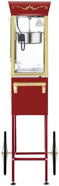 Superior Popcorn Hot And Fresh Popcorn Machine - Black 8 Ounces