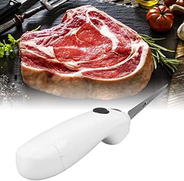 Honio Electric Carving Kitchen Knife Battery Powered Knife Easy Slice Durable Stainless Steel Pp For Camping