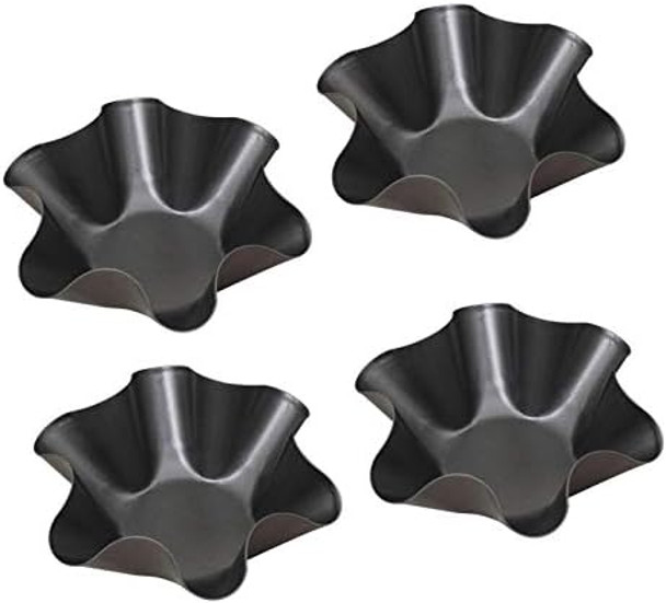 4Pcs Tortilla Maker Nonstick Taco Shell Maker Salad Bowl Carbon Steel Baking Molds For Kitchen