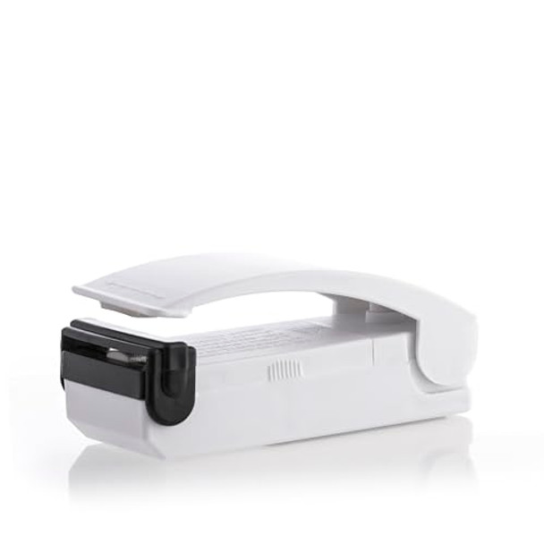 Innovagoods® Plastic Bag Sealer And Household Vacuum Sealer 2-In-1 For Food And Vacuum Packaging Bags Airtight Seal To Prolong Food Preservation.