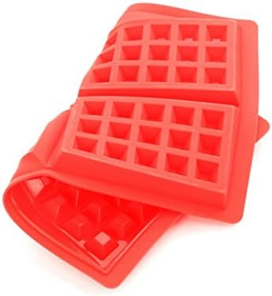 Jklcom Waffle Mold Silicone Waffle Mold 4 Cavities Waffle Mold Silicone Waffle Maker Baking Tray Mold For Waffle Cake Chocolate Craft Candy Soap Baking2 Packsquare