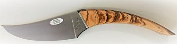 Laguiole En Aubrac Handmade Cheese Knife 'Le Buron' Kmf99Oli/Lzb1 Olivewood Handle