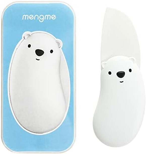 Creative Bear Ceramic Fruit Knives Mother Girls Small And Cute White Color Fruit Knife Portable And Folding Travel Knife For Kitchen & Dining Outdoor Picnic Or Travel