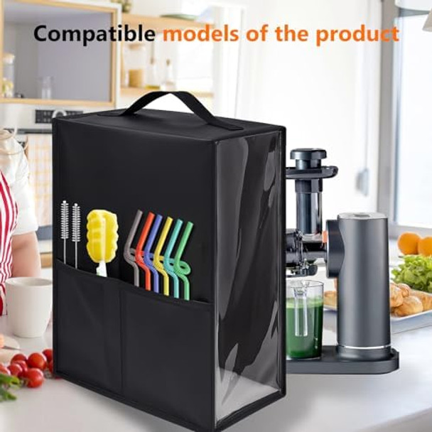 Juicer Cover Waterproof And Dustproof Juicer Protective Cover Compatible With Ninja Jc15113"L X 9"W X 15.74"Hblack