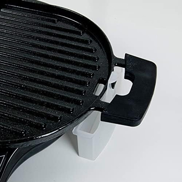 Nuwave Cast Iron Grill With Enameled Non-Stick Coating Designed For The Nuwave Precision Induction Cooktop Black 16.3" X 10.4" X 0.7"