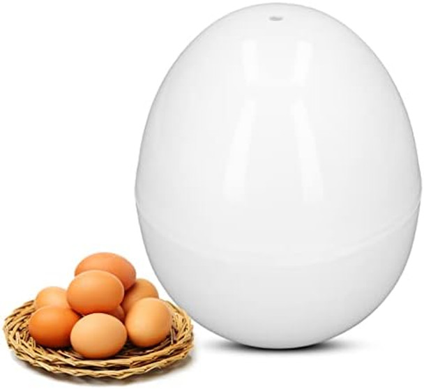 Hard Boiled Egg Cooker Cook 4 Eggs In Minutes Compact Design For Easy Storage Microwaving Function For Moist And Tender Eggs