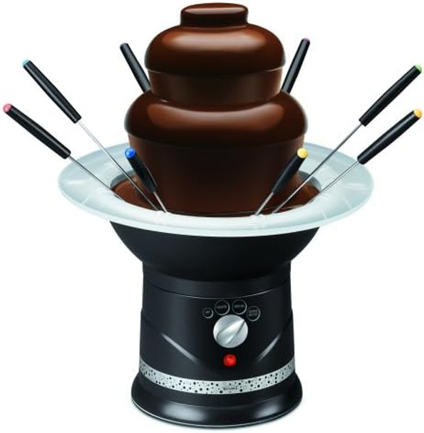 Rival Cff4 2-Pound-Capacity Chocolate Fondue Fountain