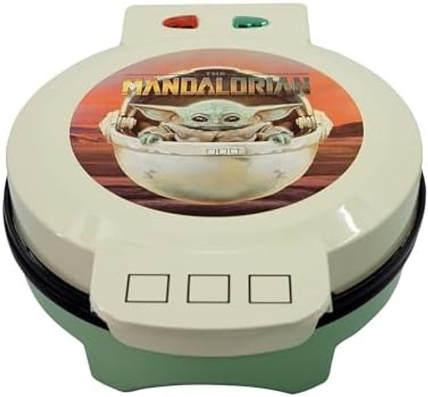 Uncanny Brands Star Wars The Mandalorian The Child Waffle Maker - Baby Yoda Waffles
