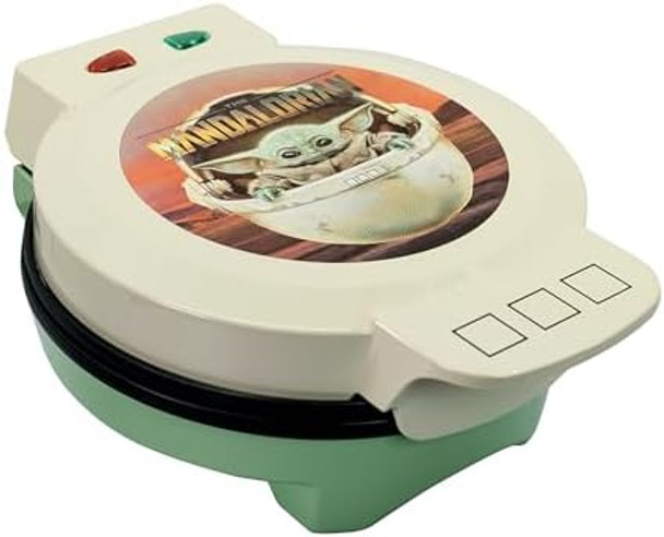 Uncanny Brands Star Wars The Mandalorian The Child Waffle Maker - Baby Yoda Waffles