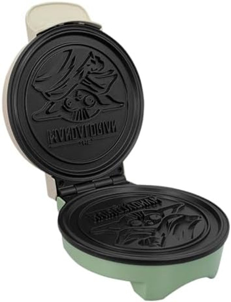 Uncanny Brands Star Wars The Mandalorian The Child Waffle Maker - Baby Yoda Waffles