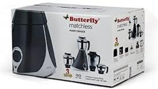 Butterfly Matchless Mixer Grinder 550 Watts 110 Votls For Use In Usa & Canada Only