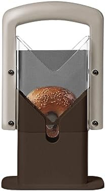 Bagel Slicer Bagel Cutter Stainless Steel (Silver)