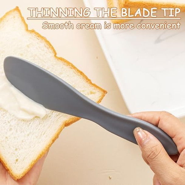 10 Safe And Durable Kitchen Accessories Plastic Spatulas Colorful Multifunctional Plastic Cake Spatula Set Easy To Operate Used For Sourdough Plastics Butter Spreader Multi Purpose Plastic Butter