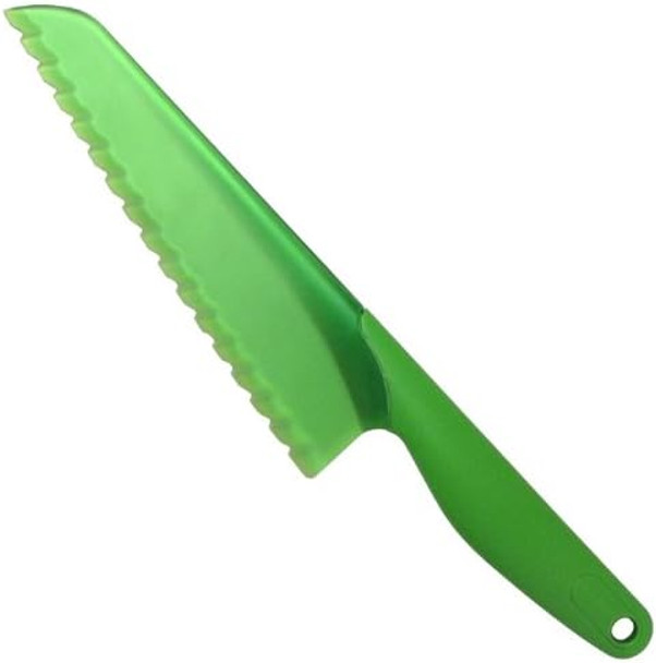 Zyliss Multipurpose Dessert And Salad Knife – Serrated Plastic Blade For Cakes Pies Pastries Lasagna & Lettuce – Non-Scratch Prevents Browning Ergonomic Handle Dishwasher Safe Zyliss Multipurpose Dessert And Salad Knife – Serrated Plastic Blade For Cakes Pies Pastries Lasagna & Lettuce – Non-Scratch Prevents Browning Ergonomic Handle Dishwasher Safe