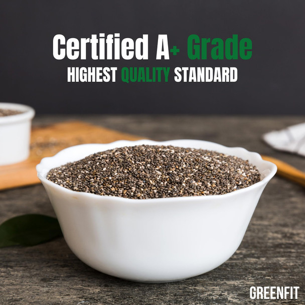 Premium Bulk Chia Seeds  10Lbs Bag  A+ Grade Chia  Nutrient-Packed Superfood  Non-GMO  Gluten-Free Chia Seeds Bulk  Vegan
