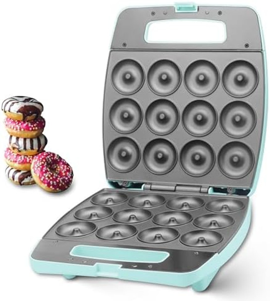 Baker'S Friend Multi Mini Waffle Maker Machine Bake 6 X 3 Inch Small Waffles Perfect For Families And Individuals Use Excellent Choice For Breakfast Brunch Parties & Events Graphite