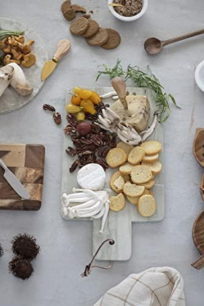 Bloomingville Stainless Steel Utensils With Oak Wood Handles Gold Finish Set Of 3 Cheese Knives 5" L X 2" W X 1" H Natural Bloomingville Stainless Steel Utensils With Oak Wood Handles Gold Finish Set Of 3 Cheese Knives 5" L X 2" W X 1" H Natural