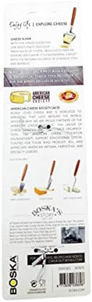 Boska Acs Bamboo Cheese Knife Full-Size Natural Finish