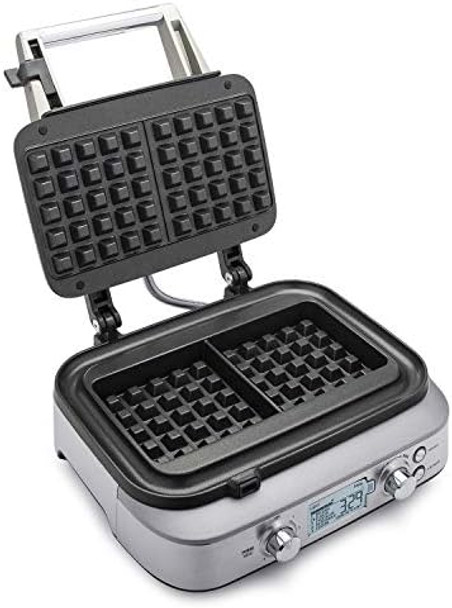 Breville The Smart Pro 2 Slice Waffle Maker Brushed Stainless Steel