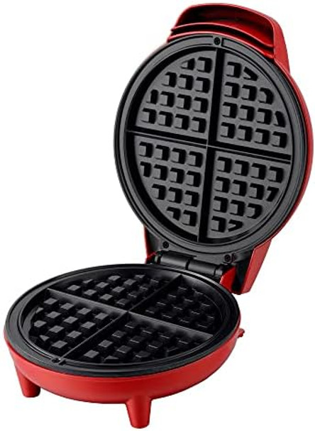Courant Waffle Maker 7-Inch Round Waffles In Less Then 5 Minutes Delicious Belgian Waffles