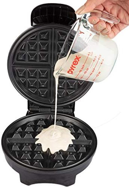 Cucinapro Heart Waffle Maker- Make 5 Heart Shaped Waffles For Special Loved Ones Breakfast- Nonstick Baker With Easy Cleanup Electric Waffler Griddle Iron W Adjustable Browning Control- For Her