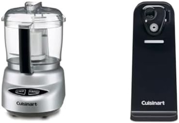 Cuisinart Food Processor Mini-Prep 3 Cup 24 Oz And Deluxe Electric Can Opener Black Cuisinart Food Processor Mini-Prep 3 Cup 24 Oz And Deluxe Electric Can Opener Black