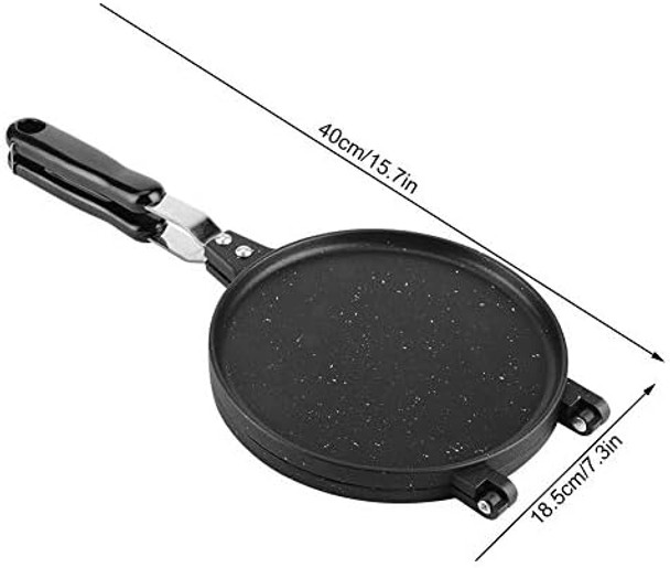 Estink Eggs Roll Maker Aluminum Household Round Shape Waffle Baking Diy Ice Cream Pancake Waffle Cone Maker For Kitchen Restaurant Cake Bakeware Baking Tool 15.7 X 7.3 X 1 In