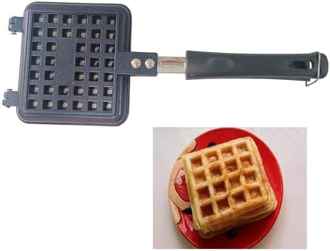 G & D Nonstick Waffle Maker Pan Aluminum 13 In L X 5.5 In W X 1.2 In H True Nonstick Coating