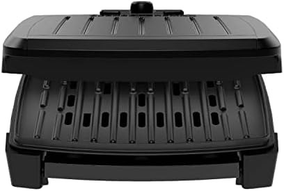 George Foreman® Contact Submersible™ Grill 5-Serving Grill - Adjustable Temperature Control Black Plates Wash The Entire Grill
