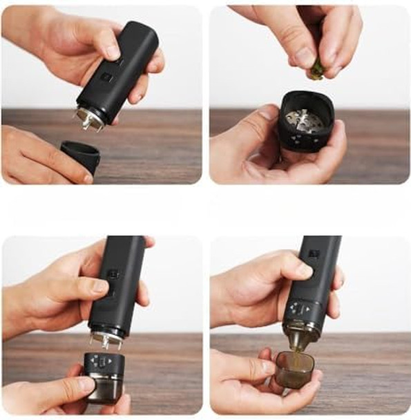 Portable Electric Herb Grinder Ultra-Fine Grinding Up To 1/1.5 GramUsb Rechargeable Aluminum Alloy Tooth Plastic Shell Herbal Grinder With Box (Gradient Blue-Gray) Portable Electric Herb Grinder Ultra-Fine Grinding Up To 1/1.5 GramUsb Rechargeable Aluminum Alloy Tooth Plastic Shell Herbal Grinder With Box (Gradient Blue-Gray)