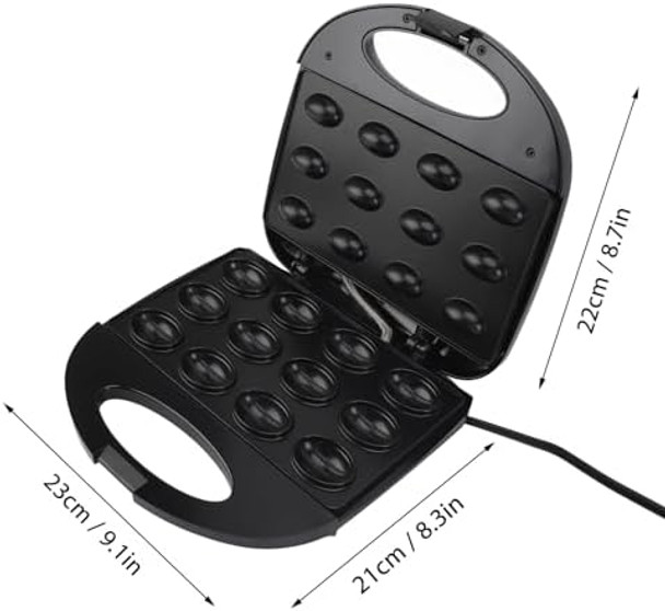 Gowenic Walnut Cookie Maker 12 Pieces Electric Walnut Cake Maker Double Sided Heating Nonstick Mini Nut Waffle Maker Machine Gowenic Walnut Cookie Maker 12 Pieces Electric Walnut Cake Maker Double Sided Heating Nonstick Mini Nut Waffle Maker Machine