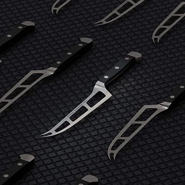 Güde Alpha Pear Series Hand Forged/Serrated Cheese Knife 6-In - Ice Hardened Steel - Made In Solingen Germany Since 1910