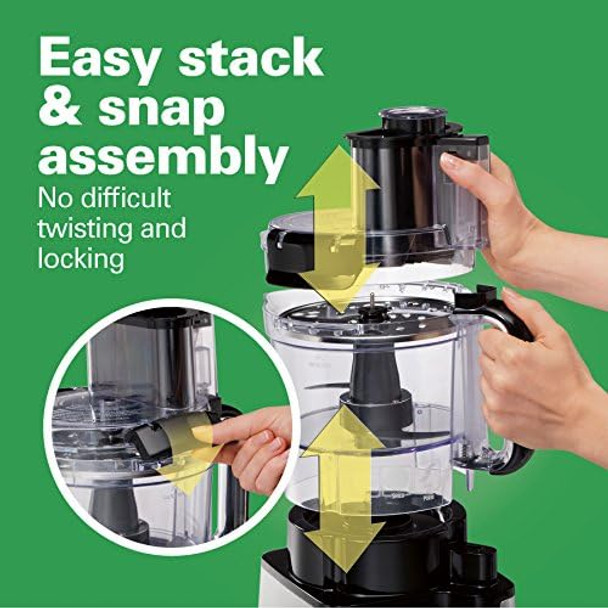 Hamilton Beach Multiblend Smoothie Blender With 4 Shatterproof Bpa Jars And Lids Large 32Oz Jar 8Oz Grinder For Nuts & Spices And 2 Portable Travel Cups 650 Watts Black And Stainless (52400)