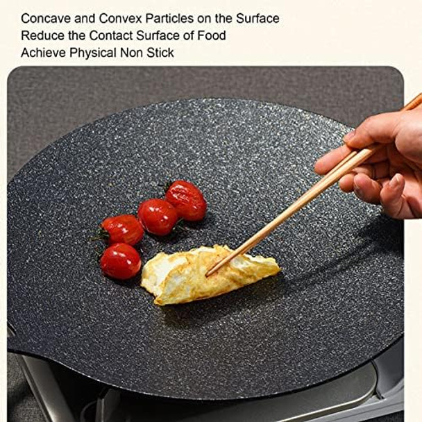 Korean Bbq Grill Round Grill Pan Nonstick Stone Coating Grill Pan For Home Meats Seafood (38Cm) Korean Bbq Grill Round Grill Pan Nonstick Stone Coating Grill Pan For Home Meats Seafood (38Cm)