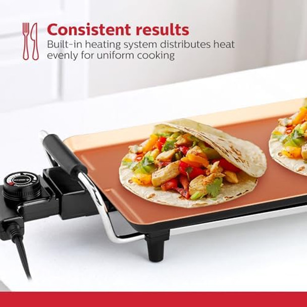 Holstein Housewares Personal Non-Stick Waffle Maker Metallic Red - 4-Inch Waffles In Minutes