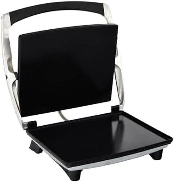 Imusa Stainless Steel Panini Press Electric With Adjustable Temperature Settings And Nonstick Plates 1200W Imusa Stainless Steel Panini Press Electric With Adjustable Temperature Settings And Nonstick Plates 1200W