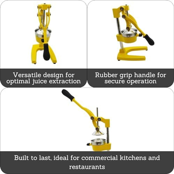 Imusa Usa J100-00109 Hd Citrus Juicer Yellow Large