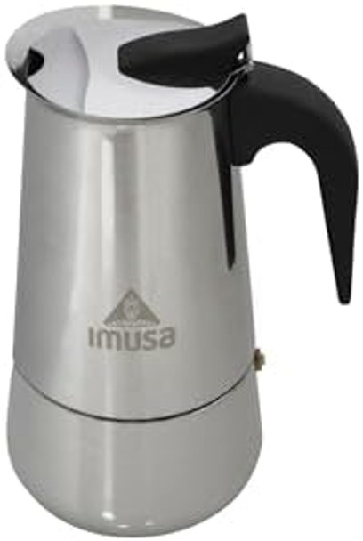 Imusa Usa B120-22061M Stainless Steel Stovetop Espresso Coffeemaker 4-Cup Silver Imusa Usa B120-22061M Stainless Steel Stovetop Espresso Coffeemaker 4-Cup Silver