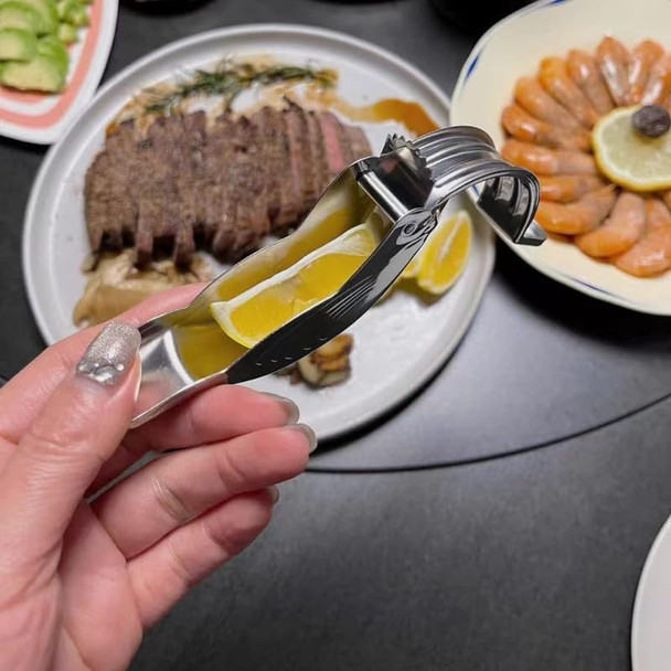 1Pc Silver Manual Lemon JuicerExquisite Bird Stainless Steel Manual Lemon Juicer And Lime Squeezer For Orange Lemon LimeApplied To Homes And Restaurant Fruit And Vegetable Tools