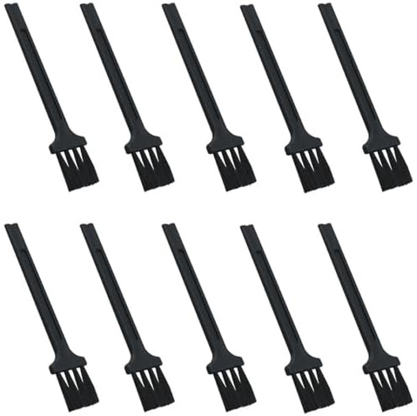 10Pcs Plastic Cleaning Brush 8Cm/3.15In Keyboard Brush Chain Small Brush For Powder Residue Object Coffee Machine Cleaning Pcb Board Spice Grinder Food Processor Cleaning Brush Black 10Pcs Plastic Cleaning Brush 8Cm/3.15In Keyboard Brush Chain Small Brush For Powder Residue Object Coffee Machine Cleaning Pcb Board Spice Grinder Food Processor Cleaning Brush Black